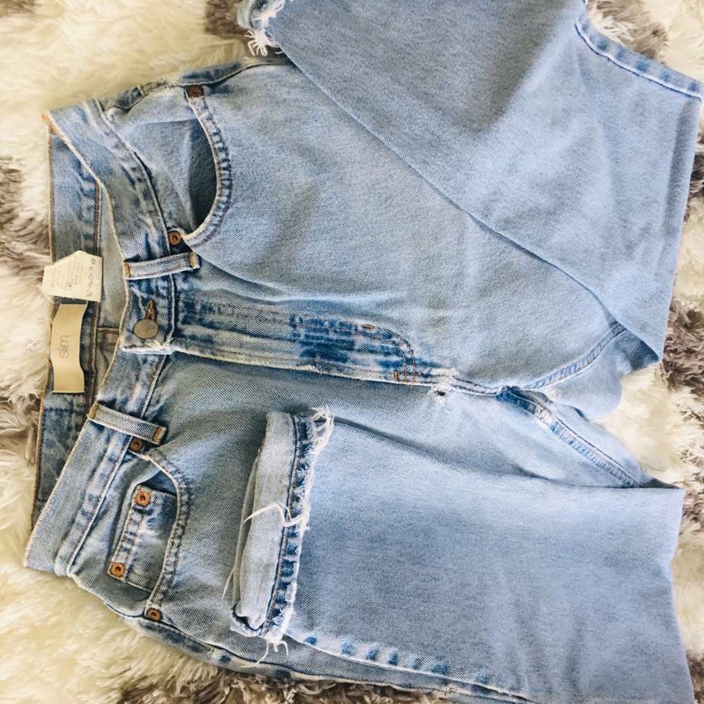 High waisted mom jeans